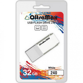 USB 32GB OltraMax 240 белый