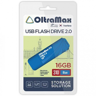 USB  16GB  OltraMax  310  синий