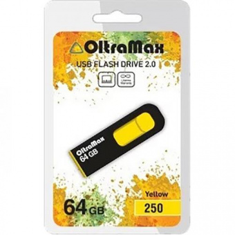 USB 64GB OltraMax 250 жёлтый