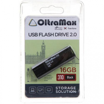 USB  16GB  OltraMax  310  чёрный