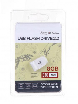 USB  8GB  OltraMax  330  белый