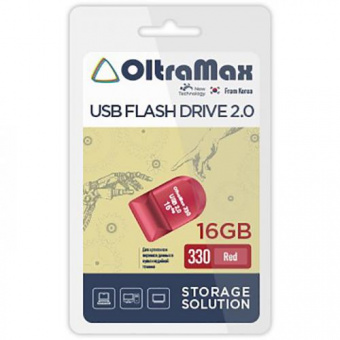 USB  16GB  OltraMax  330  красный