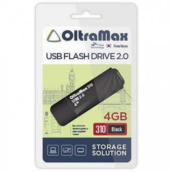 USB  4GB  OltraMax  310  чёрный