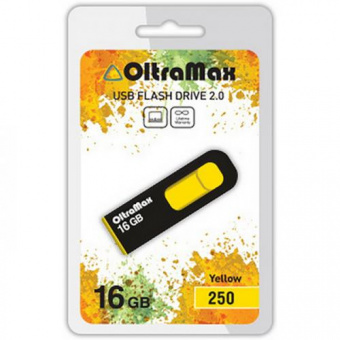 USB 16GB OltraMax 250 жёлтый