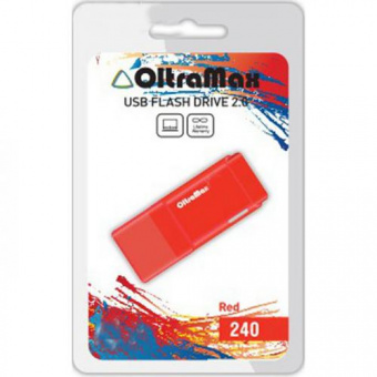 USB 8GB OltraMax 240 красный