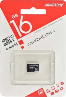 MicroSD  16GB  Smart Buy Сlass 10  без адаптера