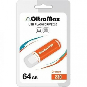 USB 64GB OltraMax 230 оранжевый_1_