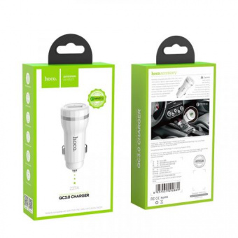 hoco-z27-staunch-dual-port-in-car-charger-qc-3.0-package