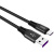 Кабель USB - Type-C HOCO X22, 1.0м, круглый, 5.0A, ткань, цвет_чёрный_3
