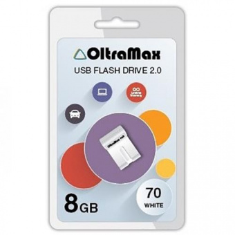 USB 8GB OltraMax 70 белый
