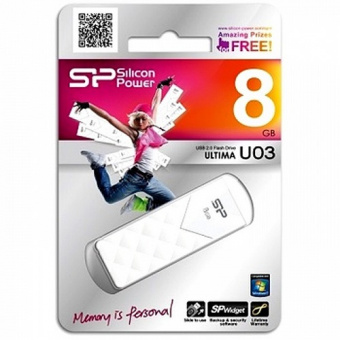 USB 8GB Silicon Power Ultima U03 белый_6