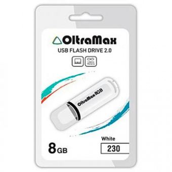 USB 8GB OltraMax 230 белый