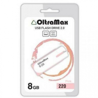 USB 8GB OltraMax 220 розовый