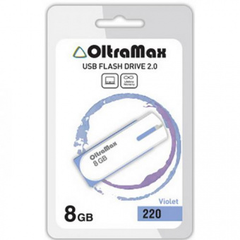 USB 8GB OltraMax 220 фиолетовый
