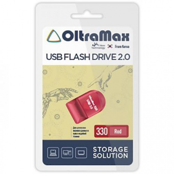 USB  32GB  OltraMax  330  красный