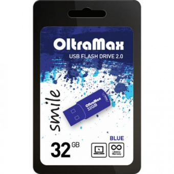 USB 32GB OltraMax Smile синий