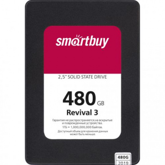 Внутренний SSD  Smart Buy  480GB  Revival 3, SATA-III