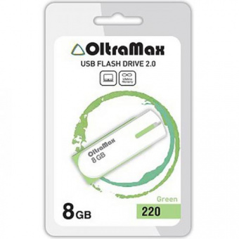 USB 8GB OltraMax 220 зелёный