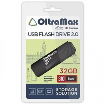 USB  32GB  OltraMax  310  чёрный