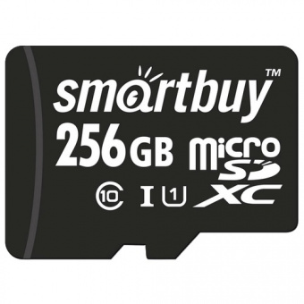 MicroSDXC  256GB  Smart Buy Class 10 UHS-I без адаптера