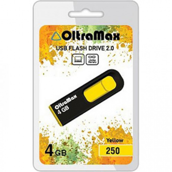 USB 4GB OltraMax 250 жёлтый_1