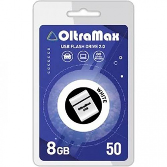 USB 8GB OltraMax 50 белый