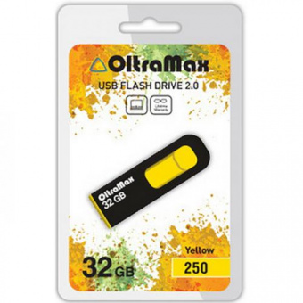 USB 32GB OltraMax 250 жёлтый