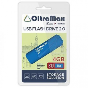 USB  4GB  OltraMax  310  синий