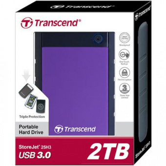 Внешний HDD Transcend 2 TB H3 фиолетовый_2.5_USB 3