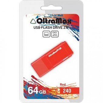 USB 64GB OltraMax 240 красный