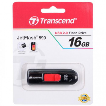 USB 16GB Transcend JetFlash 590 чёрный_2
