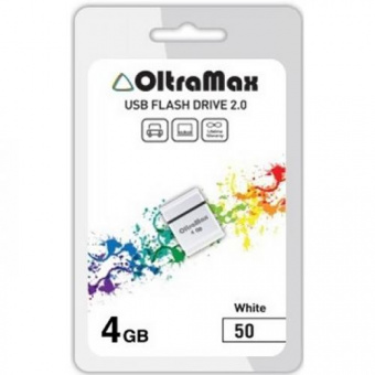 USB 4GB OltraMax 50 белый